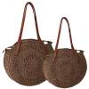 Série de 2 Sacs Crochet Rond Main Serré