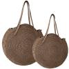 Série de 2 Sacs Crochet Rond Main Serré