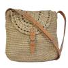 Pochette Bandoulière en Crochet Rabat Raphia