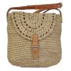 Pochette Bandoulière en Crochet Rabat Raphia