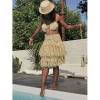Robe et Soutien Gorge en Crochet 100% Raphia