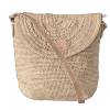 Sac Pochette Bandoulière Rabat Brodé en Crochet XL