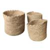 Série de 3 Cache-Pots